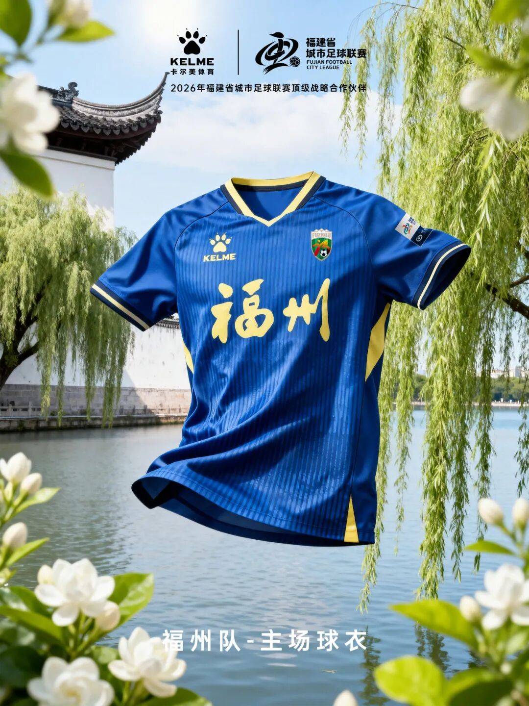 闽超官方比赛用球与十城球队球衣正式发布！