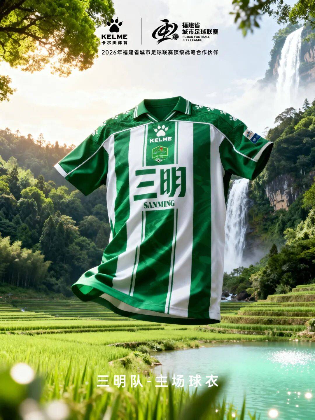 闽超官方比赛用球与十城球队球衣正式发布！
